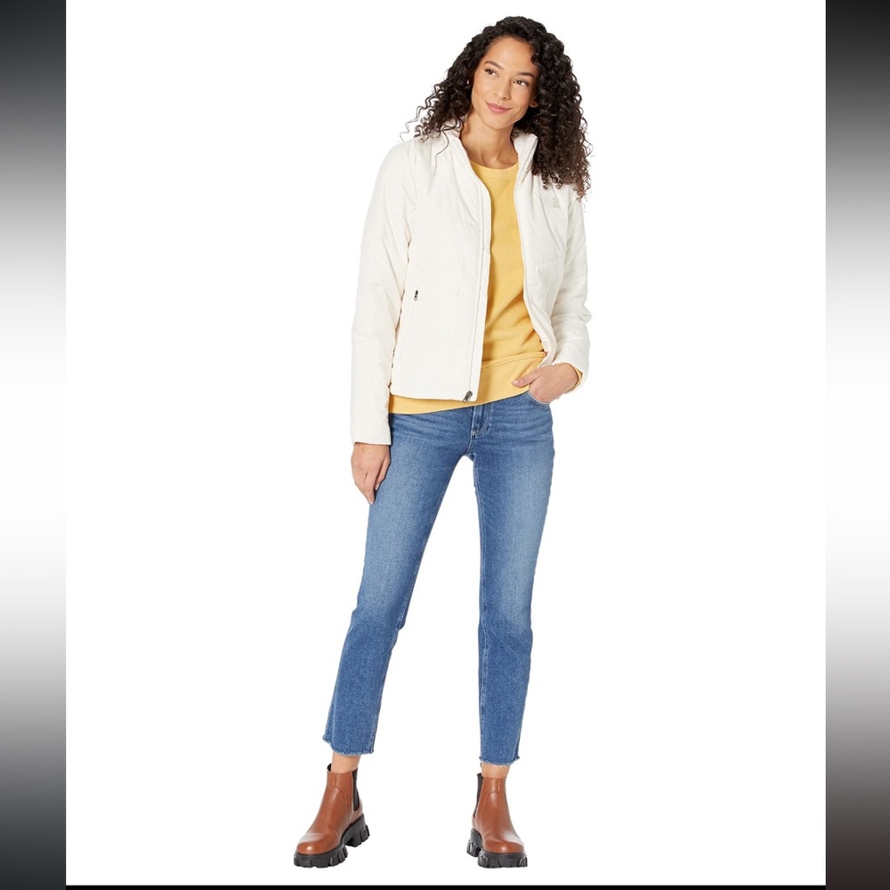 The North Face Women's Cream Quilted Puffer Jacket
